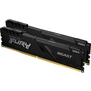 KINGSTON 16GB 3600 DDR4 DIMM Kit2 FURY Beast Blck