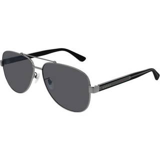 Gucci Mand GG0528S 007 Solbriller Metal Ruthenium Grå Pilot Polariseret