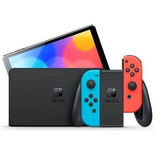 Nintendo Switch Oled Blue Rød