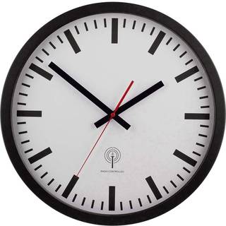 EUROTIME 56862 Radio Vægur 40 cm Sort