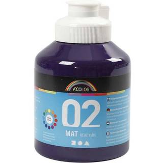 Mat Akrylmaling Violet 500ml - Høj Kvalitet