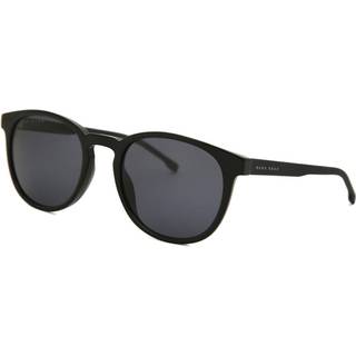 Hugo Boss Mand BOSS 0922/S 807/IR Solbriller Acetat Sort Grå Rund