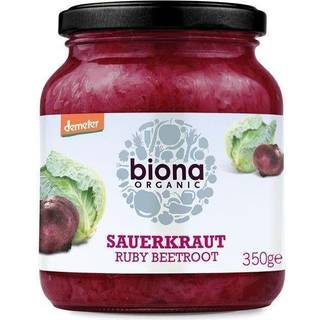 Biona Organic Sauerkraut m. rødbede, Økologisk - 350 g.