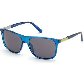 Guess GU6957 91A 58 Solbriller Mænd Blue - Opal Blue - 58mm
