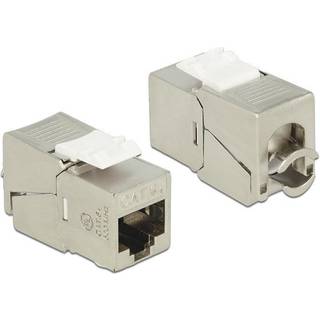 DeLOCK Keystone Module RJ45 jack > LSA Cat.6A STP compact