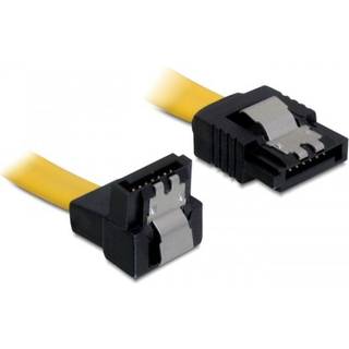 Delock 0.3m SATA M/M SATA-kabel 0,3 m Gul