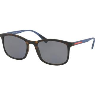 Prada Linea Rossa Mand PS 01TS LIFESTYLE U61144 Solbriller Nylon Skildpadde Grå Firkantet Polariseret