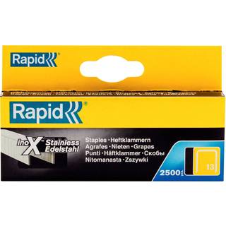 Rapid Nr 13 Fintrådsklamme Rustfrit stål 2500-pak 6 mm