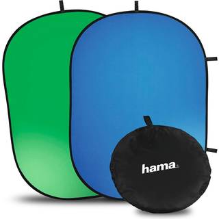 Hama 2IN1 Foldbar baggrund, green/blue Screen, 150 X 200 cm ➞ På lager - klar til levering