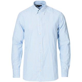Eton Slim Fit Royal Oxford Stripe Button Down Light Blue