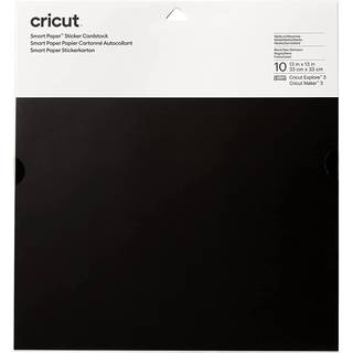 Cricut Smart Sticker kartonark 10-pak (sort)