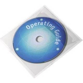 Durable selvklæbende lomme pocketfix® cd/dvd klar, 100 stk