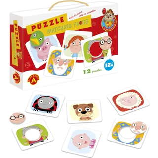 Alexander Baby Puslespil - Matchende ansigter (fra 12 mdr)