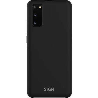 SiGN Liquid Silicone Cover til Samsung Galaxy S20 - Sort