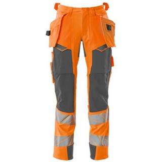MASCOT ACCELERATE SAFE arbejdsbukser med hængelommer, hi-vis orange/mørk petroleum - 76C58