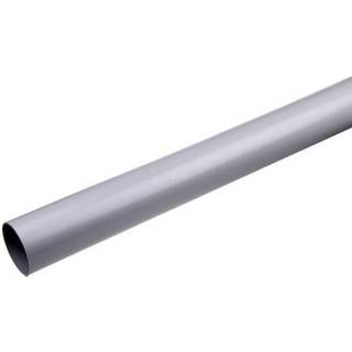 Plastmo nedløbsrør, PVC, Ø90 mm, grå - 6 meter
