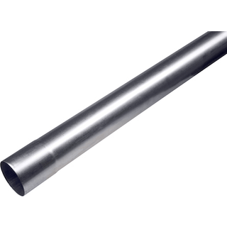 Plastmo Zink nedløbsrør, 3 meter - Ø75 mm