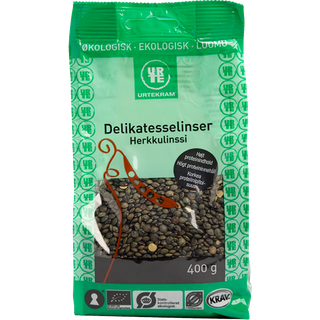 Urtekram Grønne Linser Franske Ø (400 gr)