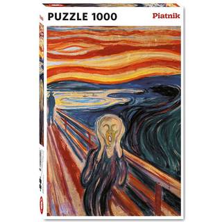 Piatnik Munch The Scream Jigsaw Puzzle (1000 stykker)