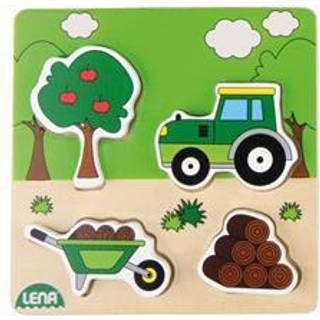 Lena Træ Puslespil Traktor