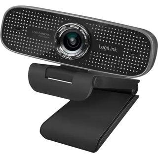 LogiLink Conference HD USB webcam 100° dual microphone manual focus