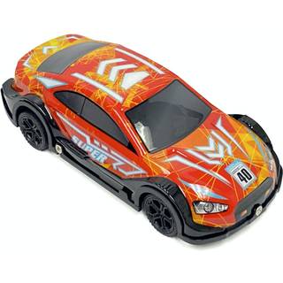 Fjernbetjent racerbil med lys og lyd