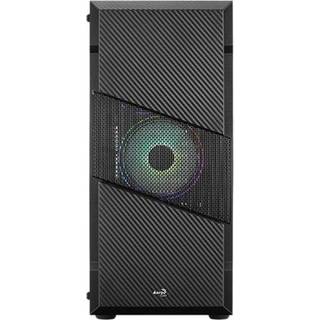 AeroCool Menace Saturn RGB - Kabinet - Tower - Sort