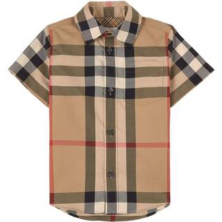 Burberry Kids Vintage Check cotton shirt - beige - Y 12