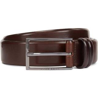 BOSS Black Herren Gürtel braun Glattleder