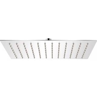 brusehoved 20x30 cm rustfrit stål rektangulær