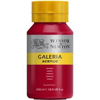 Winsor & Newton Galeria Crimson Akrylfarve 500 ml