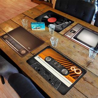 HIFI Retro dækkeservietter – 4 stk