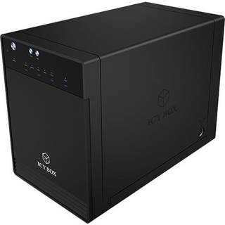 RaidSonic ICY BOX IB-3740-C31 4-Bay SATA JBOD Storage Array with USB 3.1 (Gen 2) Type-C