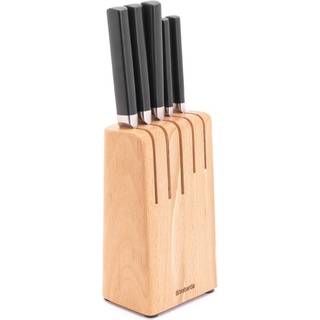Brabantia Profile knivblok med knive 5 stk. Træ