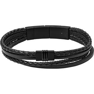 Fossil Læder Herrearmbånd JF03098001
