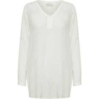 KAFFE Amber V Neck Tunika Chalk-36