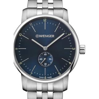 Wenger Urban Classic Quartz Blue Dial Stainless Steel Bracelet Men's Watch 01.1741.107
