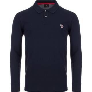 Paul Smith Long Sleeved Polo T Shirt Navy