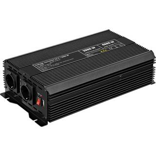 Goobay Inverter til bil 24V til 230V, 2000W/4000W Modificeret sinus