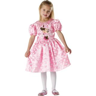Disney Minnie Mouse kostume - 6 år - 116 cm - lyserød polkadot-kjole