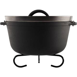 GSI Outdoors Litecast Dutch Oven 5 Qt  Black, OneSize