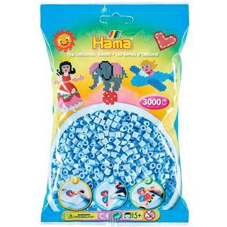 Hama Perler 3000 stk Pastel Isblå Midi (201-97)