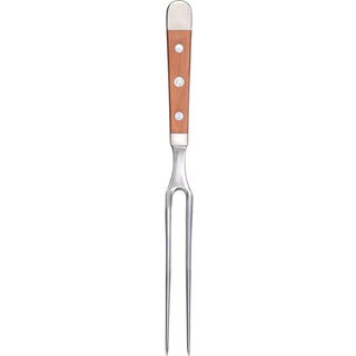 Güde Alpha Fleischgabel 18 cm - CVM-Messerstahl - Griffschalen Hostaform - Schwarz,Silber