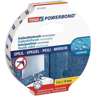 tesa Powerbond Mounting Tape Mirror 5m x 19mm