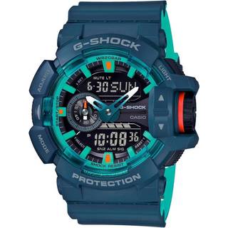 Casio G-Shock Carbon Core Guard Black Dial Yellow Resin Strap Men's Watch GA-2000-1A9ER