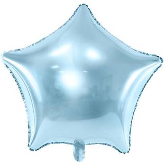 Lyseblå Stjerne 18" folieballon