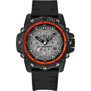 Luminox Commando Frogman Quartz Silver Dial Black Rubber Strap Men's Watch XS.3301