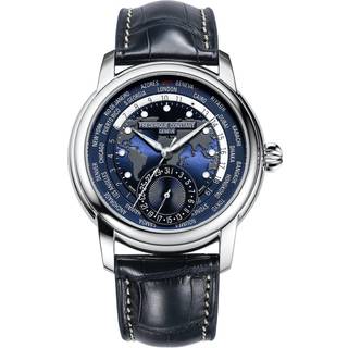 Frederique Constant Classic Worldtimer Manufacture FC-718NWM4H6 - Herre - 42 mm - Analog - Automatisk - Safirglas