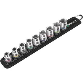Wera Belt B 4 Zyklop topnøgleindsats-sæt, 3/8"-tilslutning, 9 dele