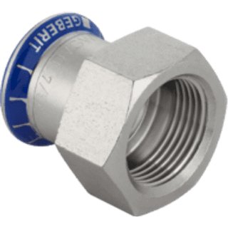 Overgang Rustfri 1/2" 22mm MA-Press